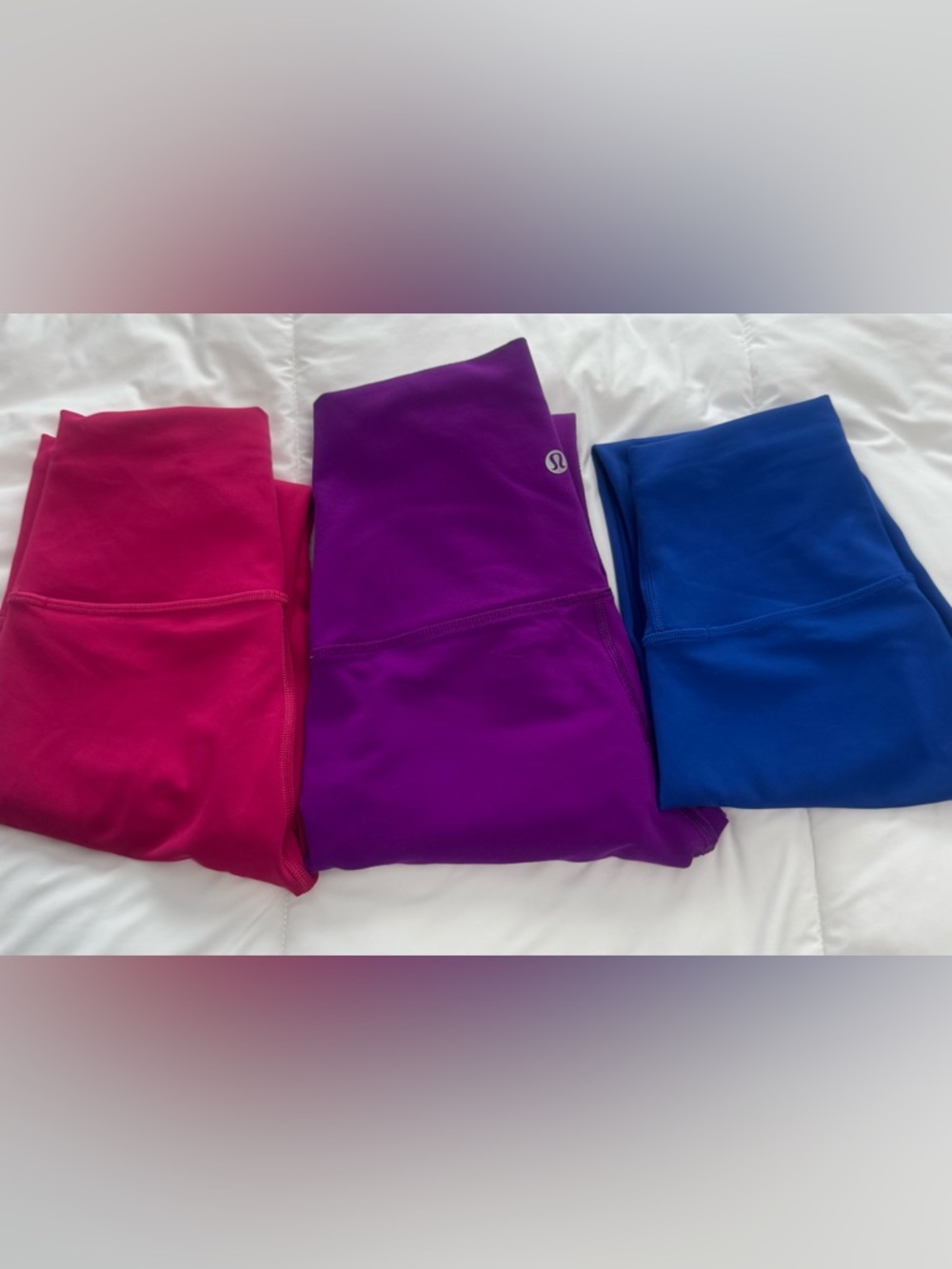 Lululemon Athletica  Leggings - Pink, Purple and Blue size 2 brand new no tags